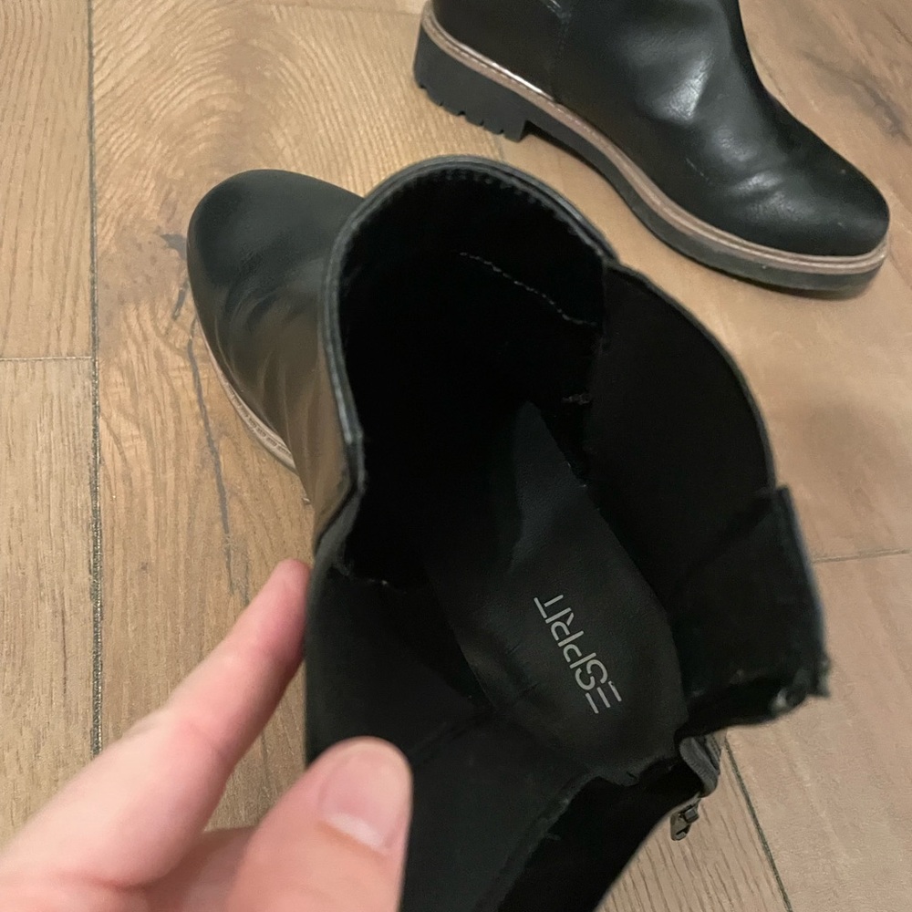 Espirit Sam Chelsea Black Ankle Boots - Picture 12 of 16